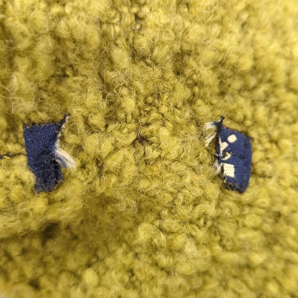 Green Sweater With Flower Accent - Picture 6 of 8
